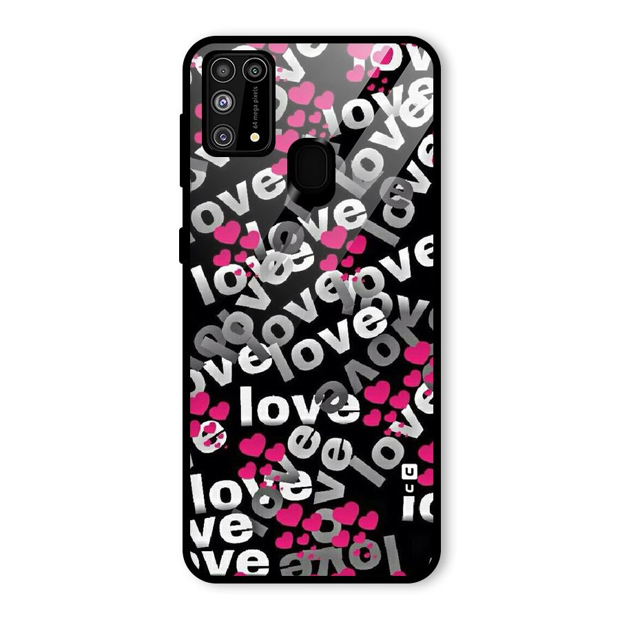 Too Much Love Glass Back Case for Galaxy F41