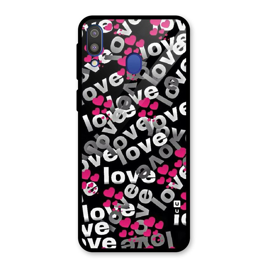 Too Much Love Glass Back Case for Galaxy M20