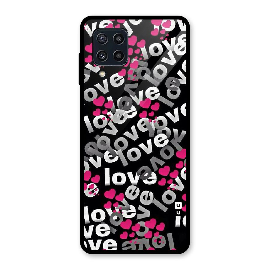 Too Much Love Glass Back Case for Galaxy M32