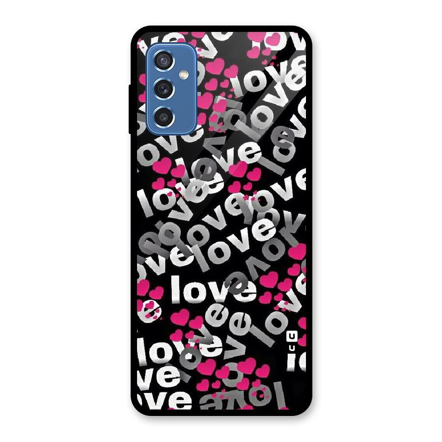Too Much Love Glass Back Case for Galaxy M52 5G