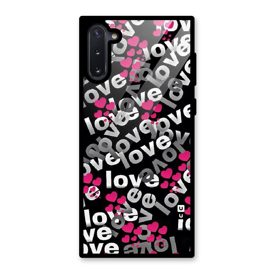 Too Much Love Glass Back Case for Galaxy Note 10