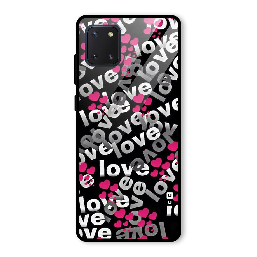 Too Much Love Glass Back Case for Galaxy Note 10 Lite