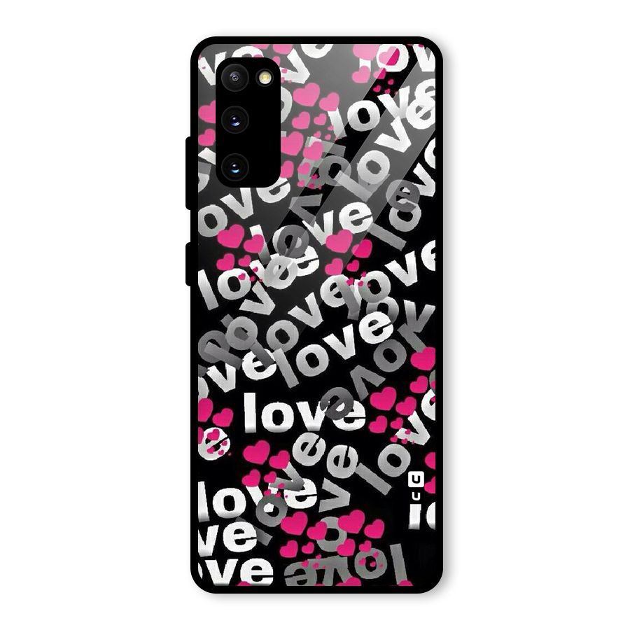 Too Much Love Glass Back Case for Galaxy S20 FE 5G