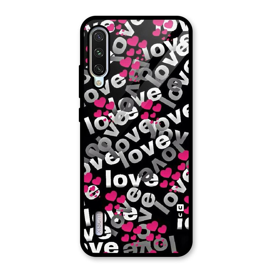 Too Much Love Glass Back Case for Mi A3