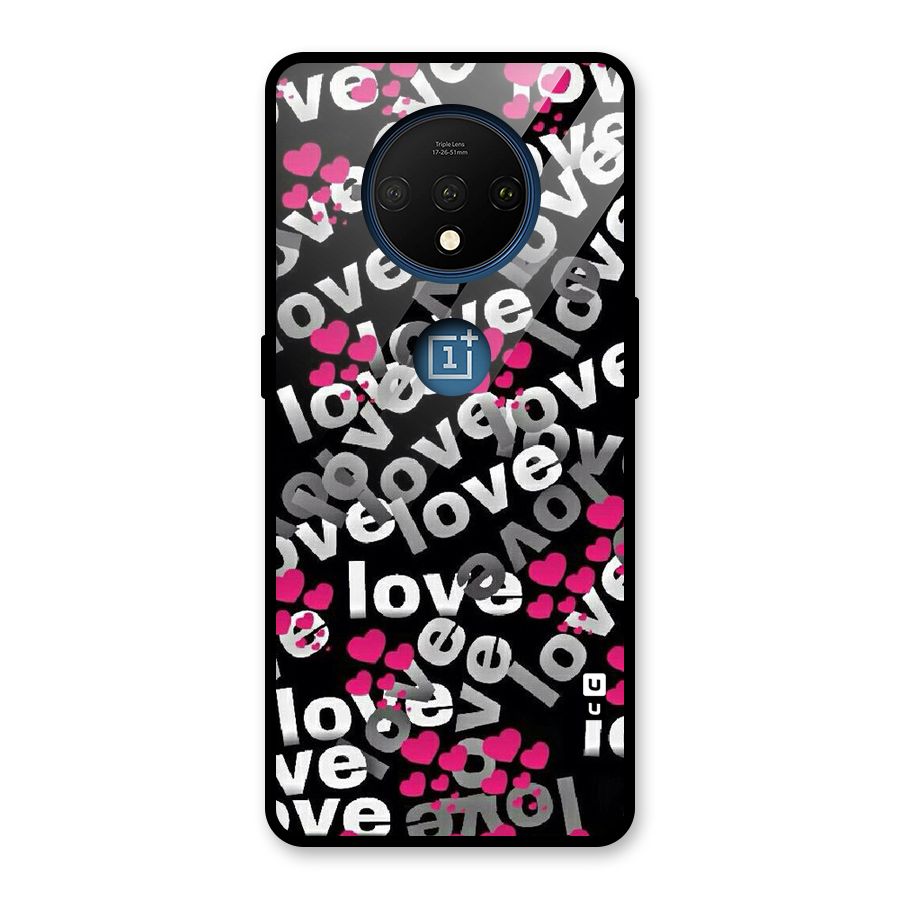 Too Much Love Glass Back Case for OnePlus 7T