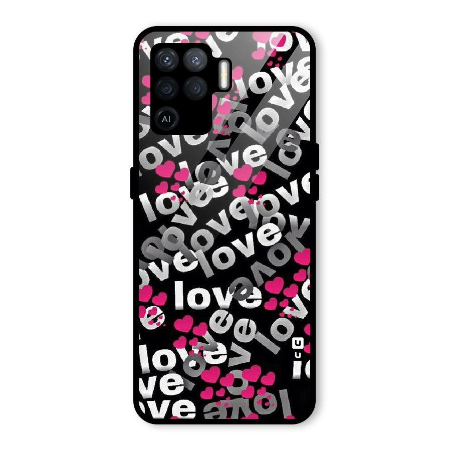 Too Much Love Glass Back Case for Oppo F19 Pro