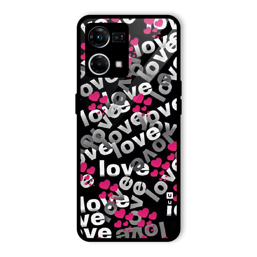 Too Much Love Glass Back Case for Oppo F21 Pro 5G