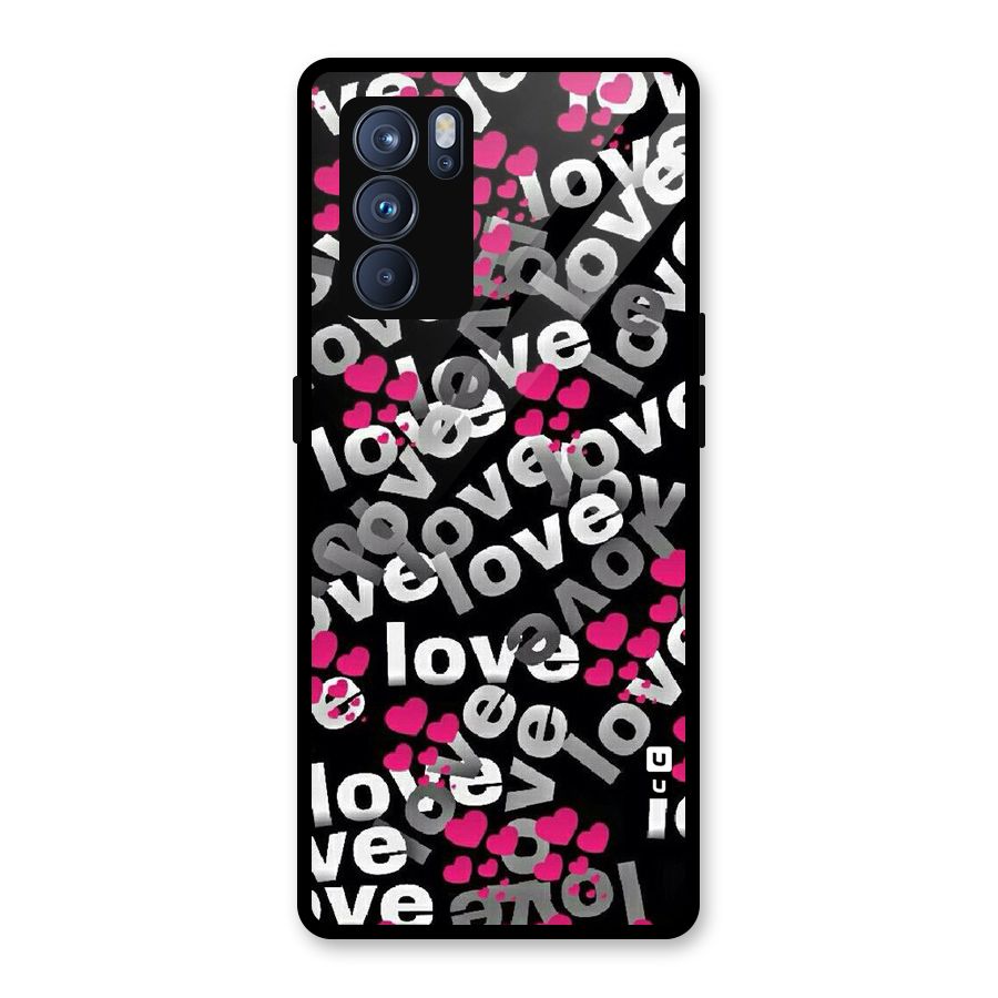 Too Much Love Glass Back Case for Oppo Reno6 Pro 5G