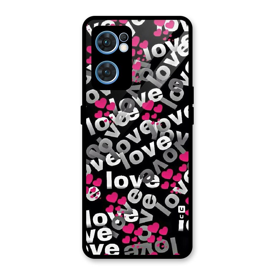 Too Much Love Glass Back Case for Oppo Reno7 5G