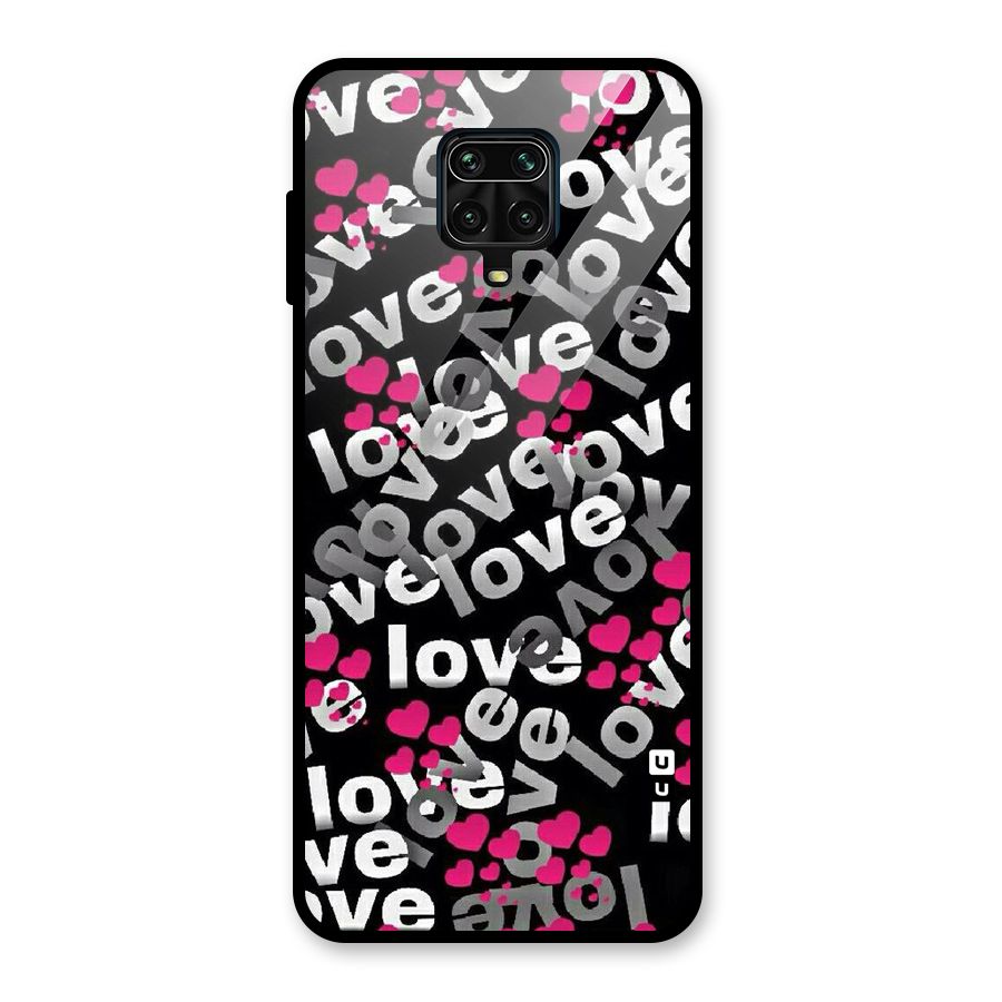 Too Much Love Glass Back Case for Poco M2 Pro