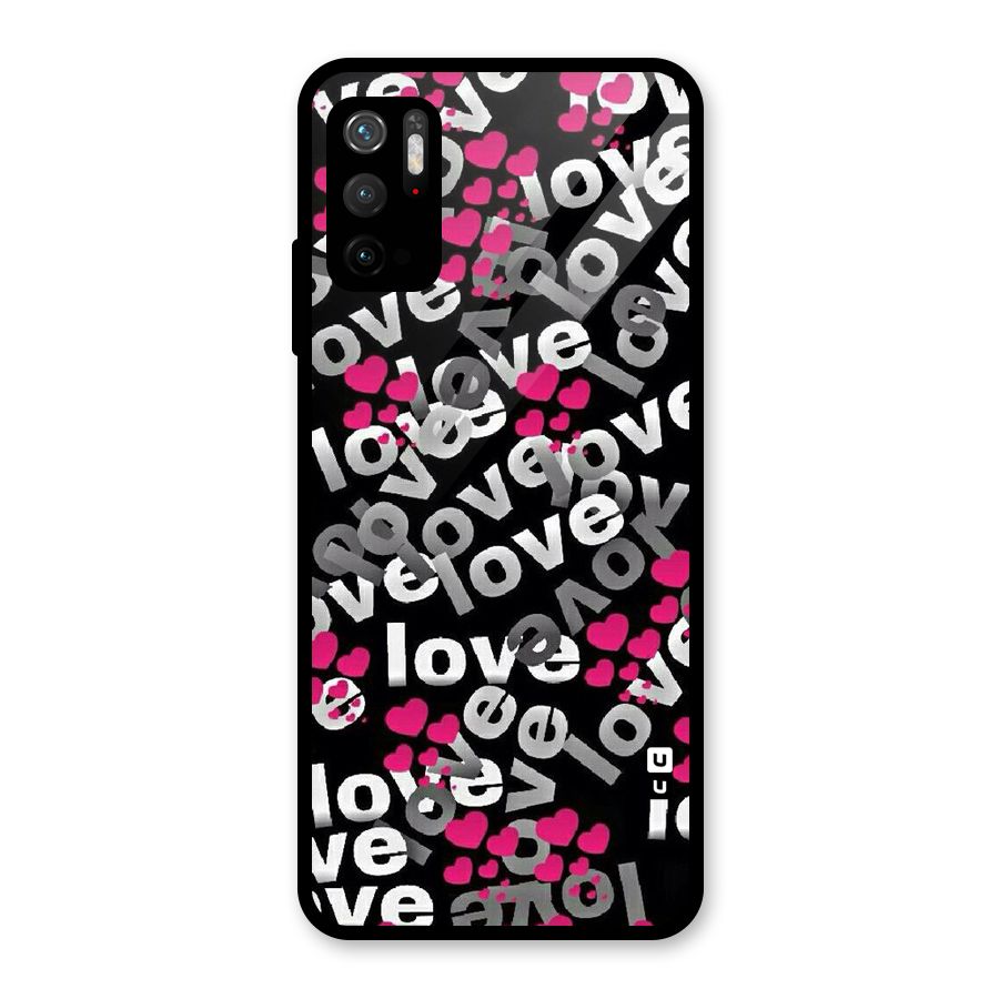 Too Much Love Glass Back Case for Poco M3 Pro 5G