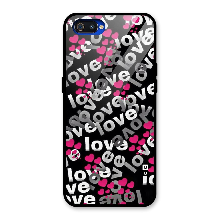 Too Much Love Glass Back Case for Realme C2