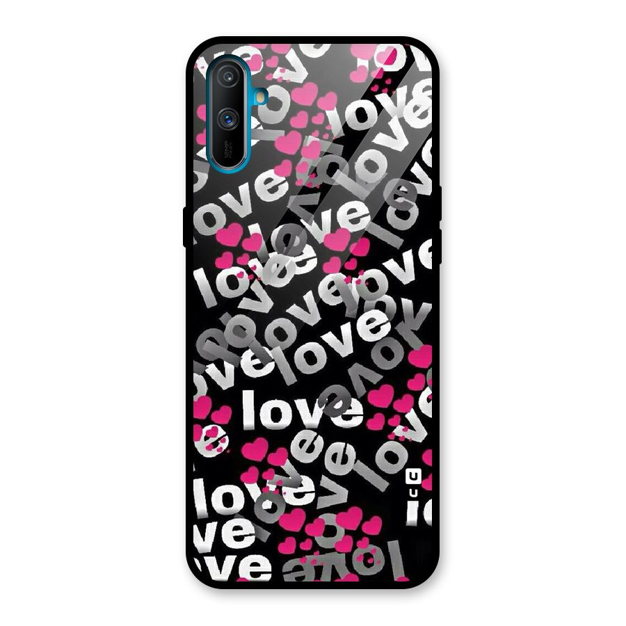 Too Much Love Glass Back Case for Realme C3