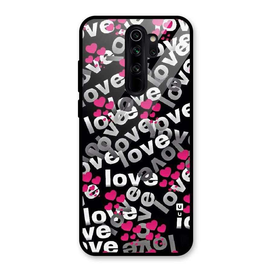 Too Much Love Glass Back Case for Redmi Note 8 Pro