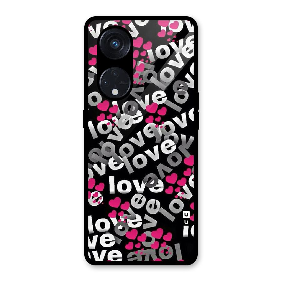 Too Much Love Glass Back Case for Reno8 T 5G
