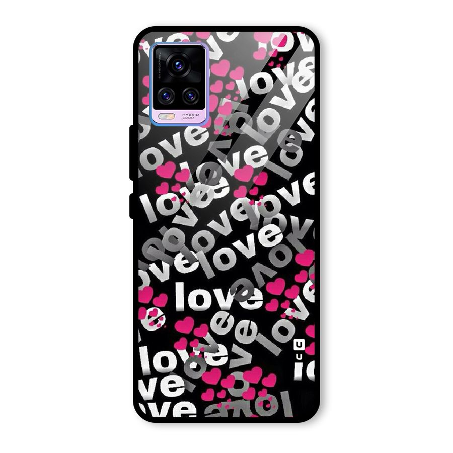 Too Much Love Glass Back Case for Vivo V20 Pro