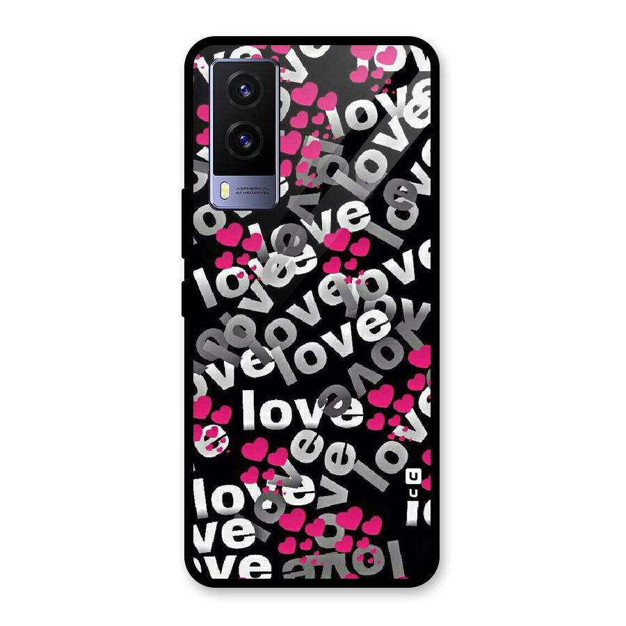 Too Much Love Glass Back Case for Vivo V21e 5G