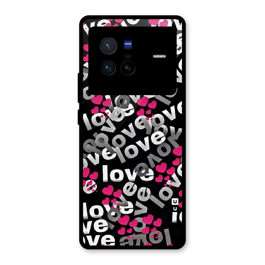 Too Much Love Glass Back Case for Vivo X80