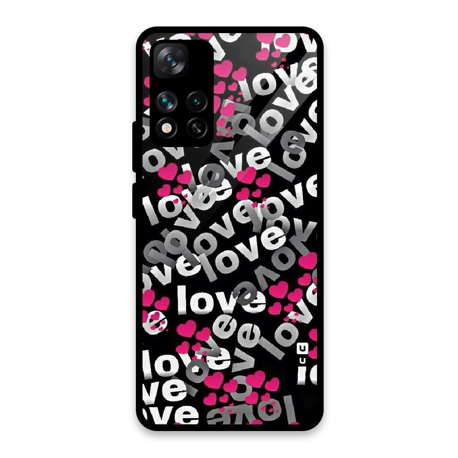 Too Much Love Glass Back Case for Xiaomi 11i HyperCharge 5G
