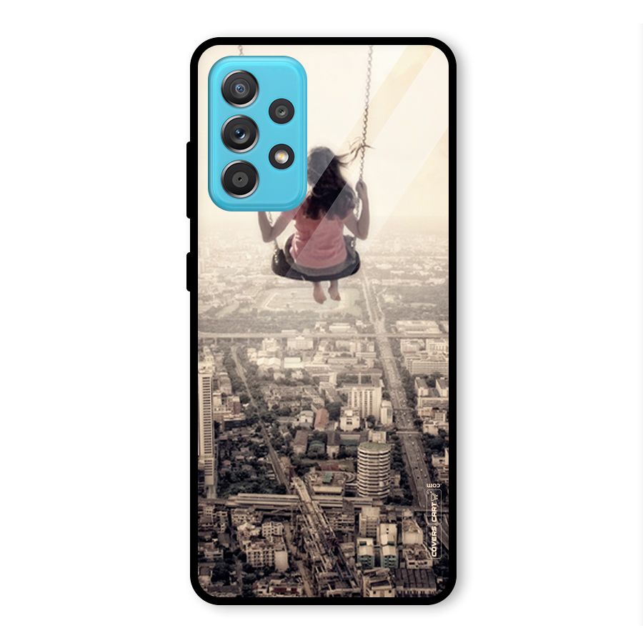 Top Of The World Glass Back Case for Galaxy A52
