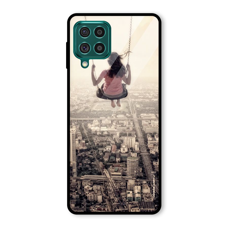 Top Of The World Glass Back Case for Galaxy F62
