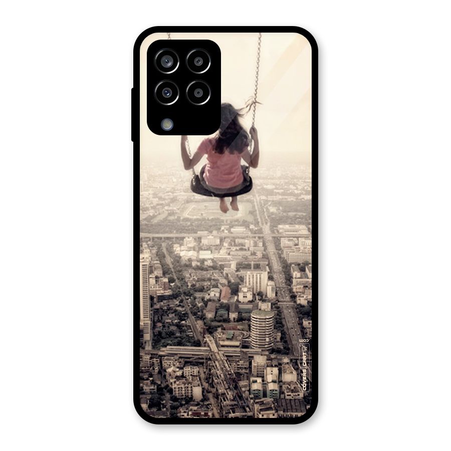 Top Of The World Glass Back Case for Galaxy M33