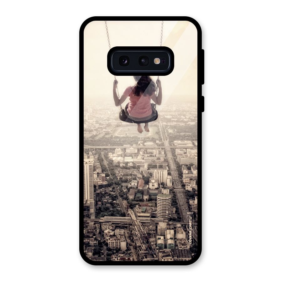 Top Of The World Glass Back Case for Galaxy S10e