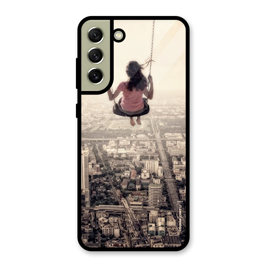 Top Of The World Glass Back Case for Galaxy S21 FE 5G