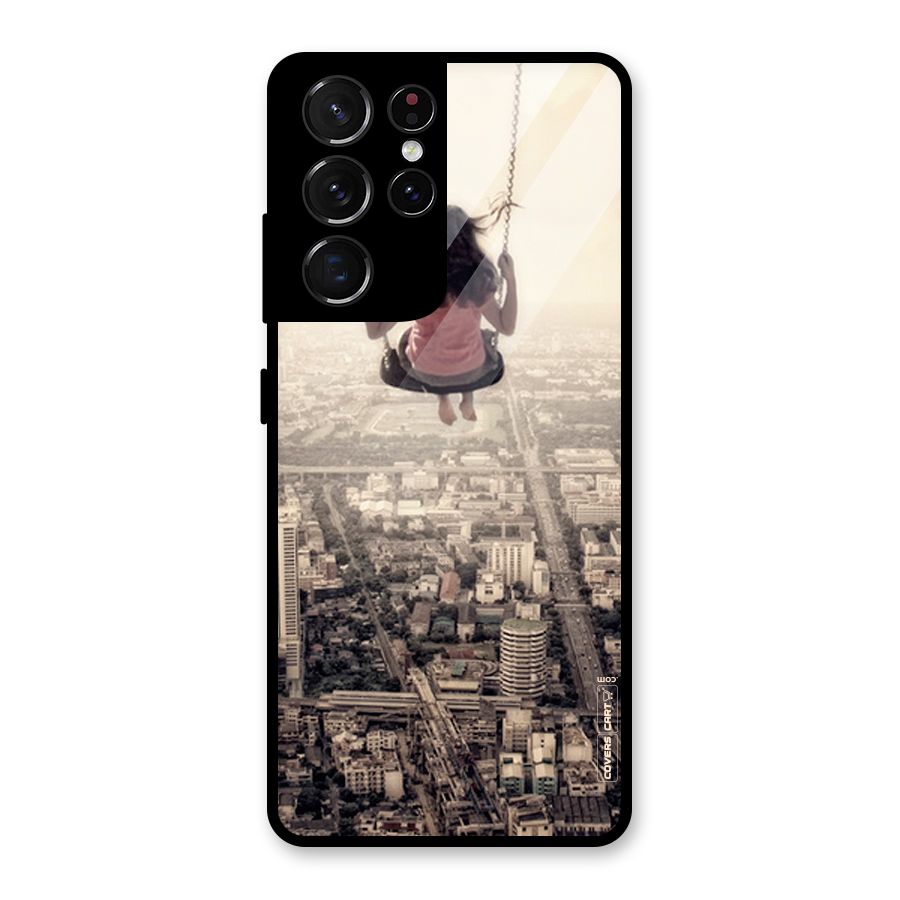 Top Of The World Glass Back Case for Galaxy S21 Ultra 5G