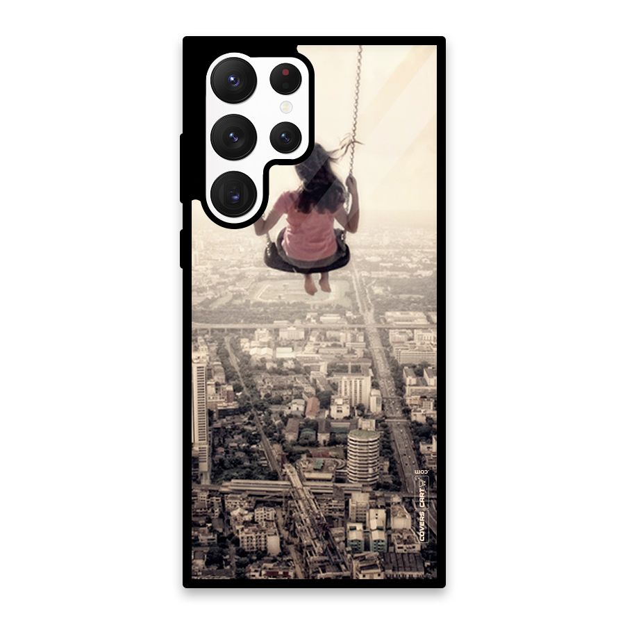 Top Of The World Glass Back Case for Galaxy S22 Ultra 5G