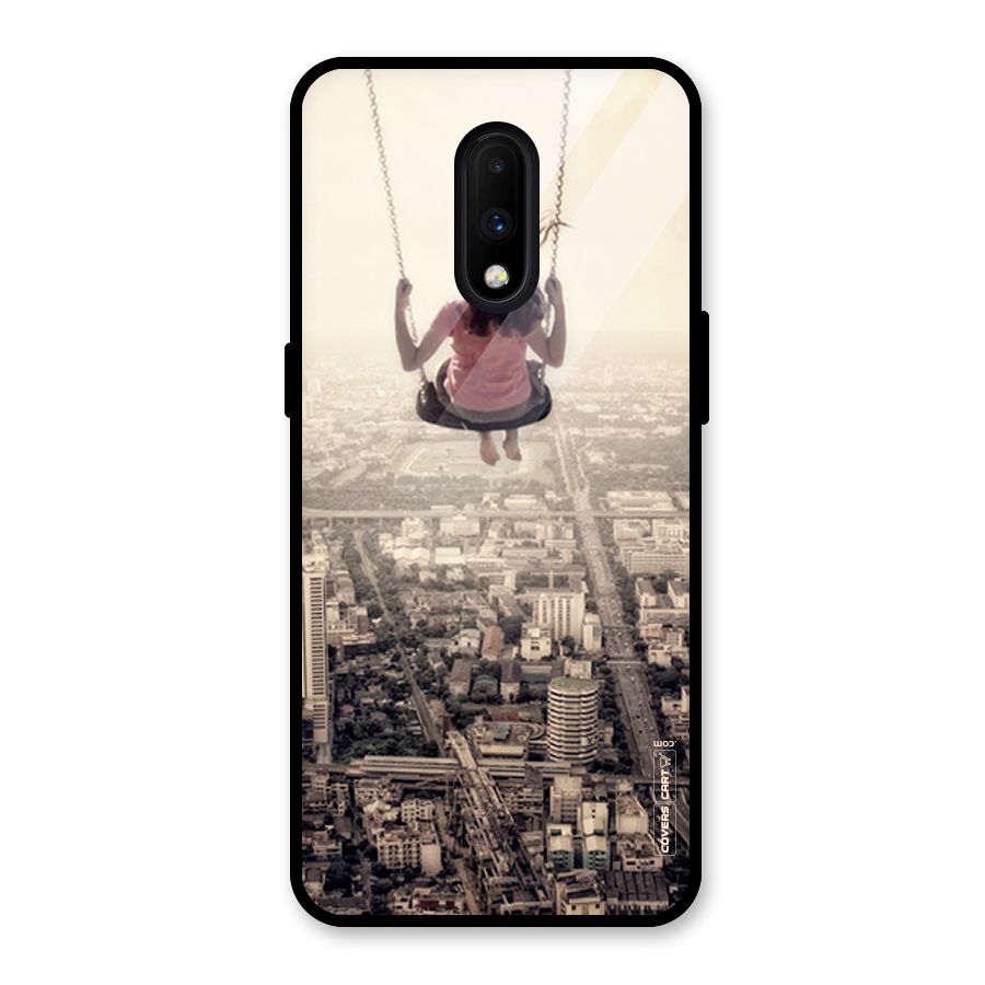 Top Of The World Glass Back Case for OnePlus 7