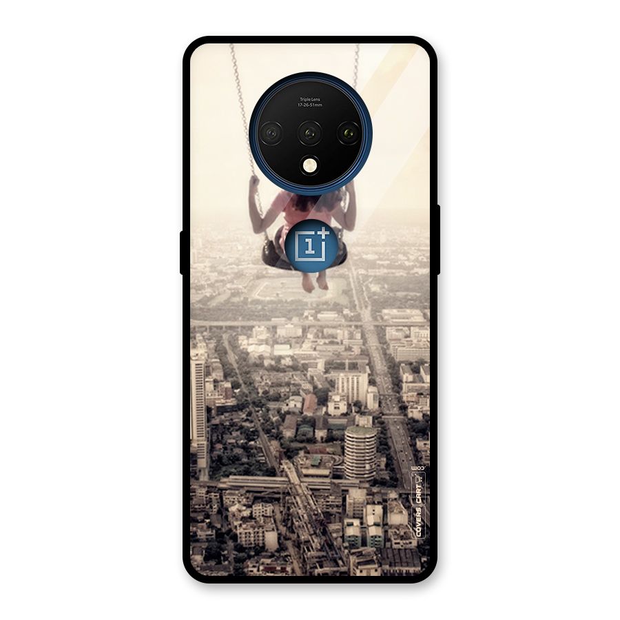 Top Of The World Glass Back Case for OnePlus 7T