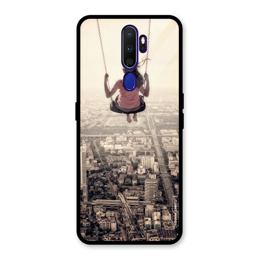 Top Of The World Glass Back Case for Oppo A9 (2020)