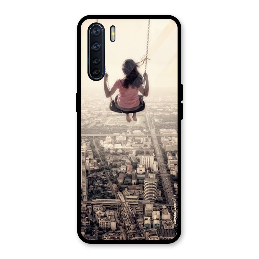 Top Of The World Glass Back Case for Oppo F15