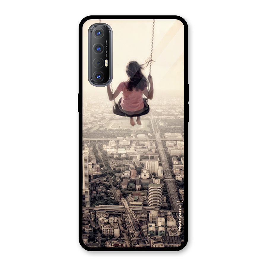 Top Of The World Glass Back Case for Oppo Reno3 Pro
