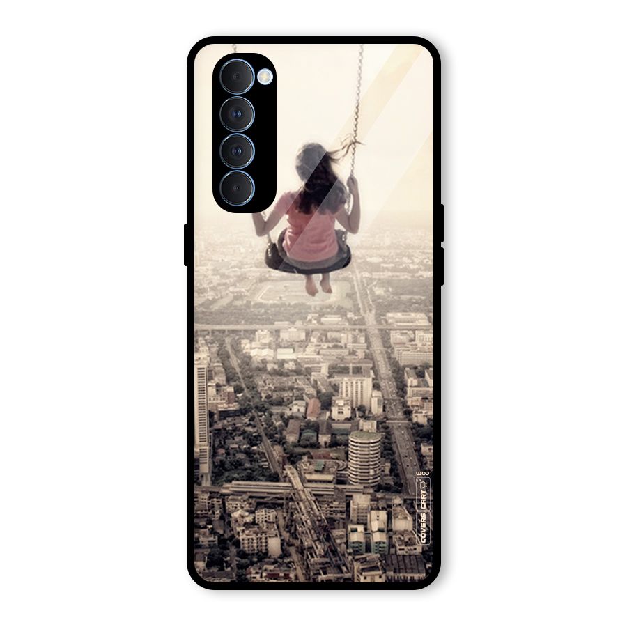 Top Of The World Glass Back Case for Oppo Reno4 Pro