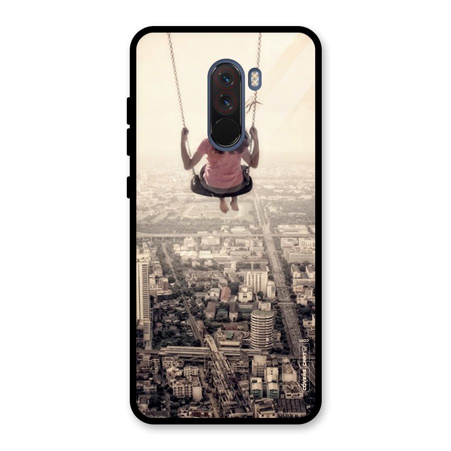 Top Of The World Glass Back Case for Poco F1