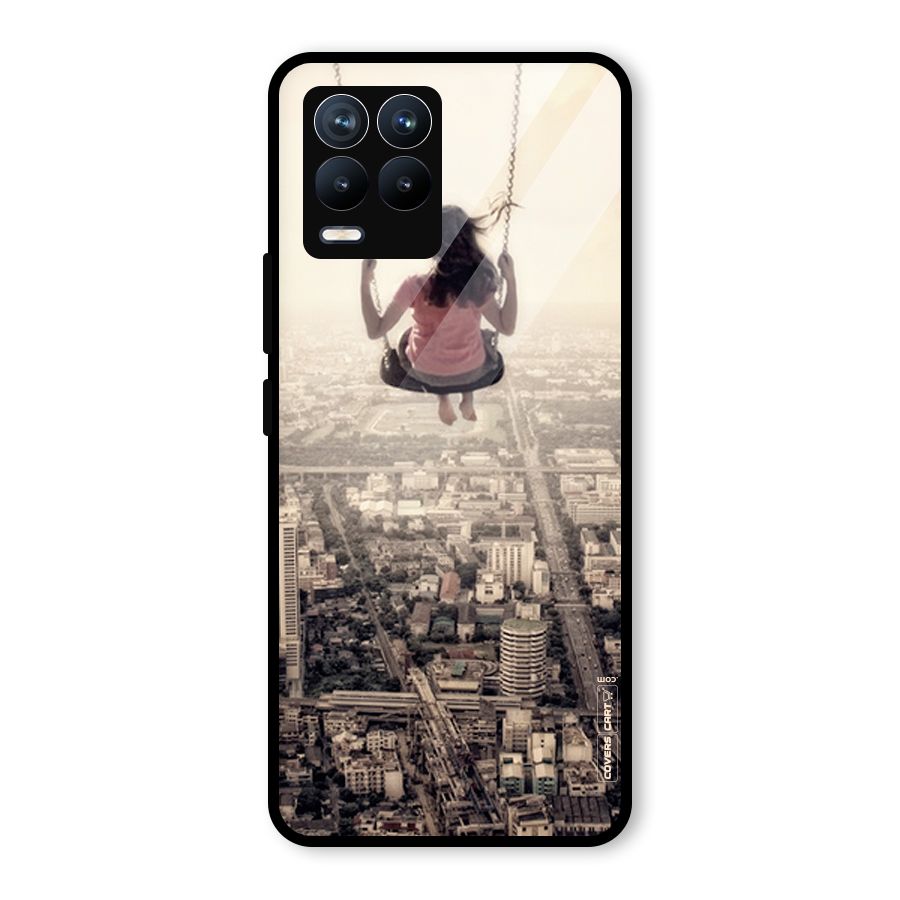 Top Of The World Glass Back Case for Realme 8