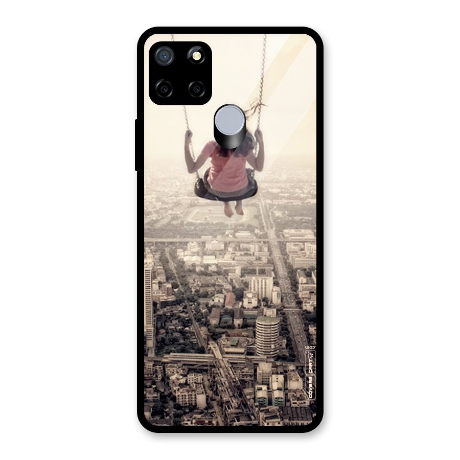 Top Of The World Glass Back Case for Realme C15