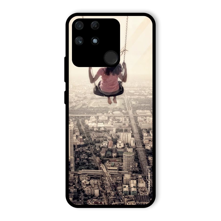 Top Of The World Glass Back Case for Realme Narzo 50A