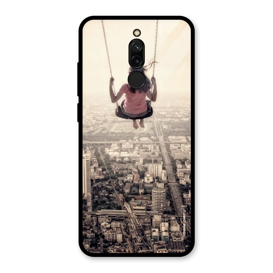 Top Of The World Glass Back Case for Redmi 8