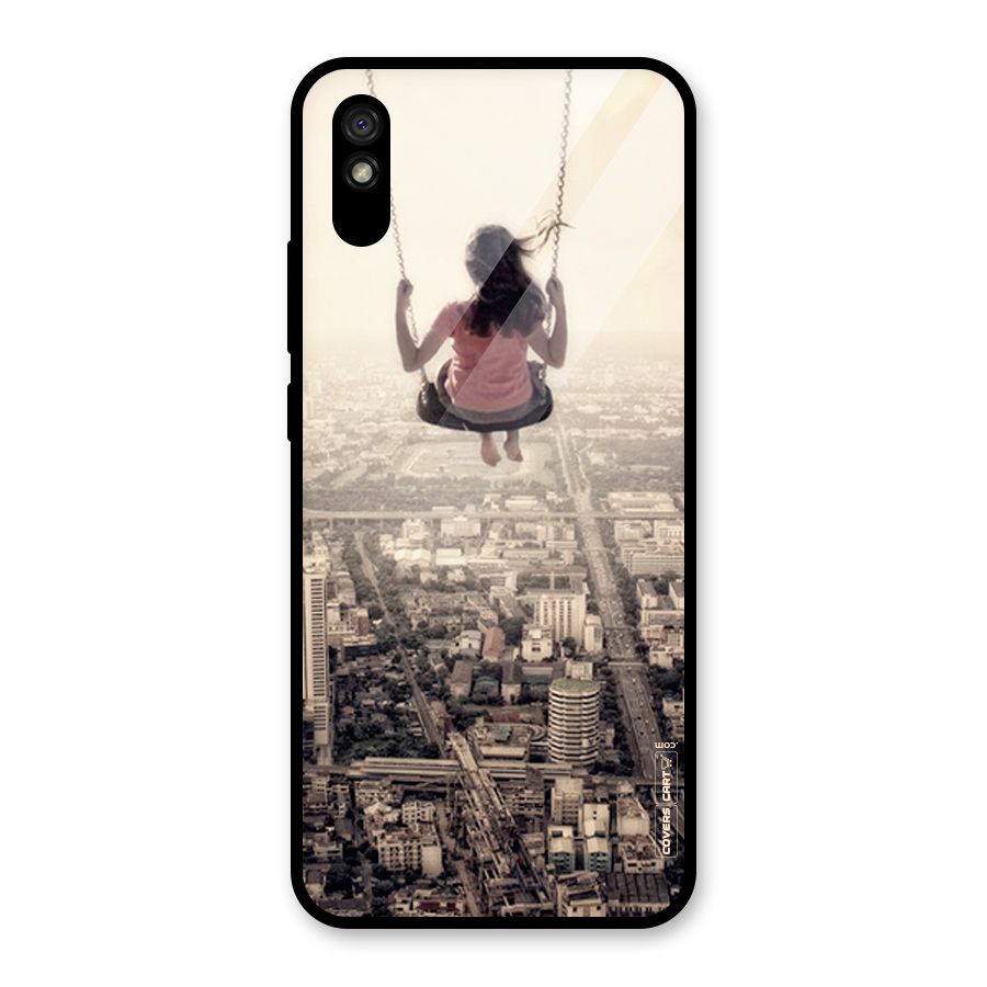 Top Of The World Glass Back Case for Redmi 9i