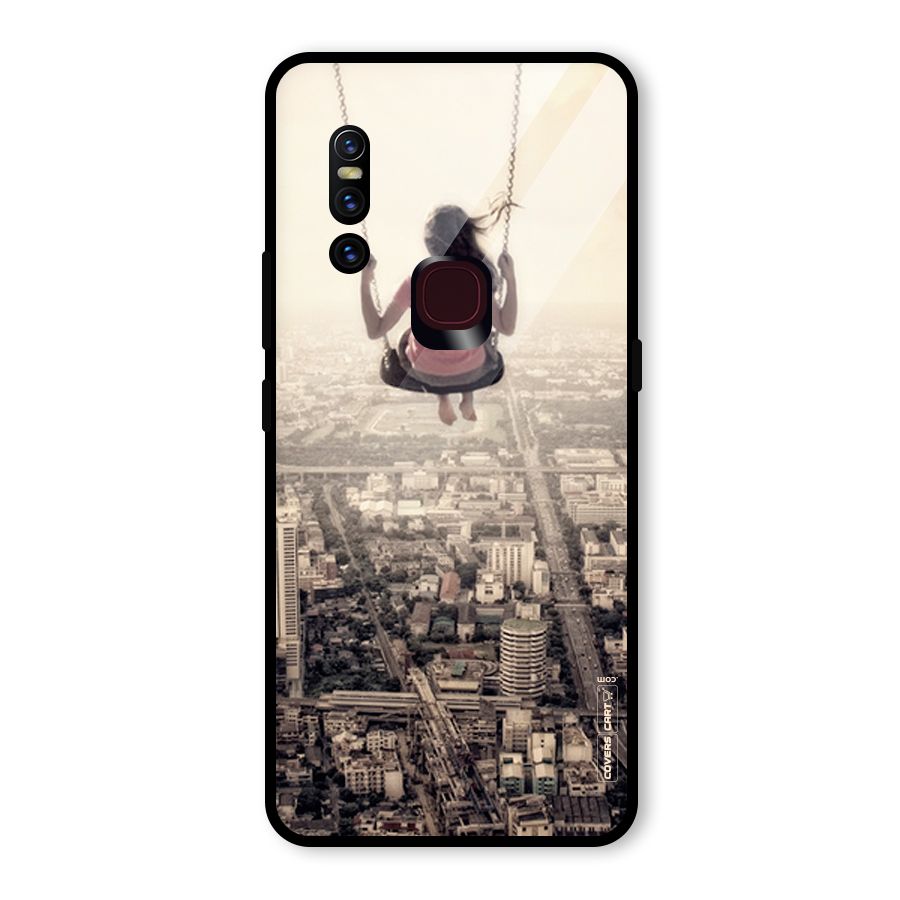 Top Of The World Glass Back Case for Vivo V15