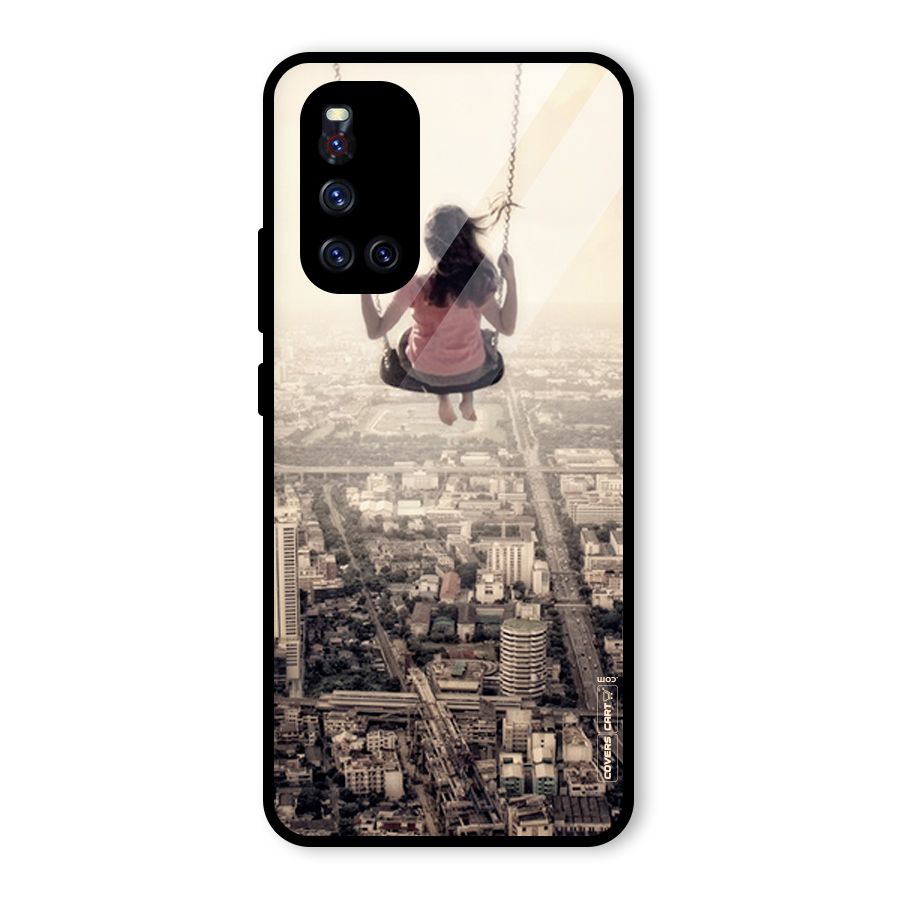 Top Of The World Glass Back Case for Vivo V19