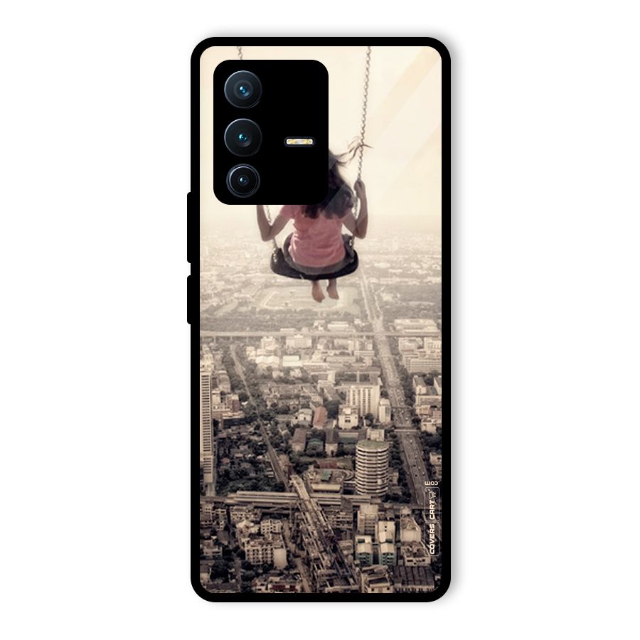 Top Of The World Glass Back Case for Vivo V23 Pro