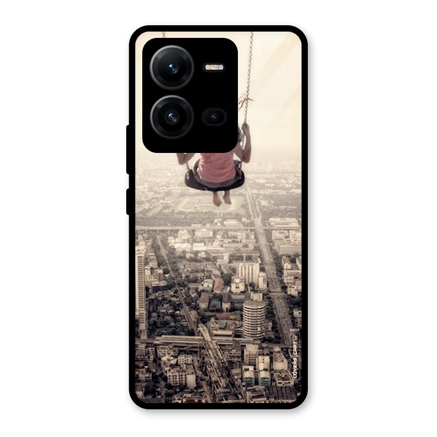 Top Of The World Glass Back Case for Vivo V25