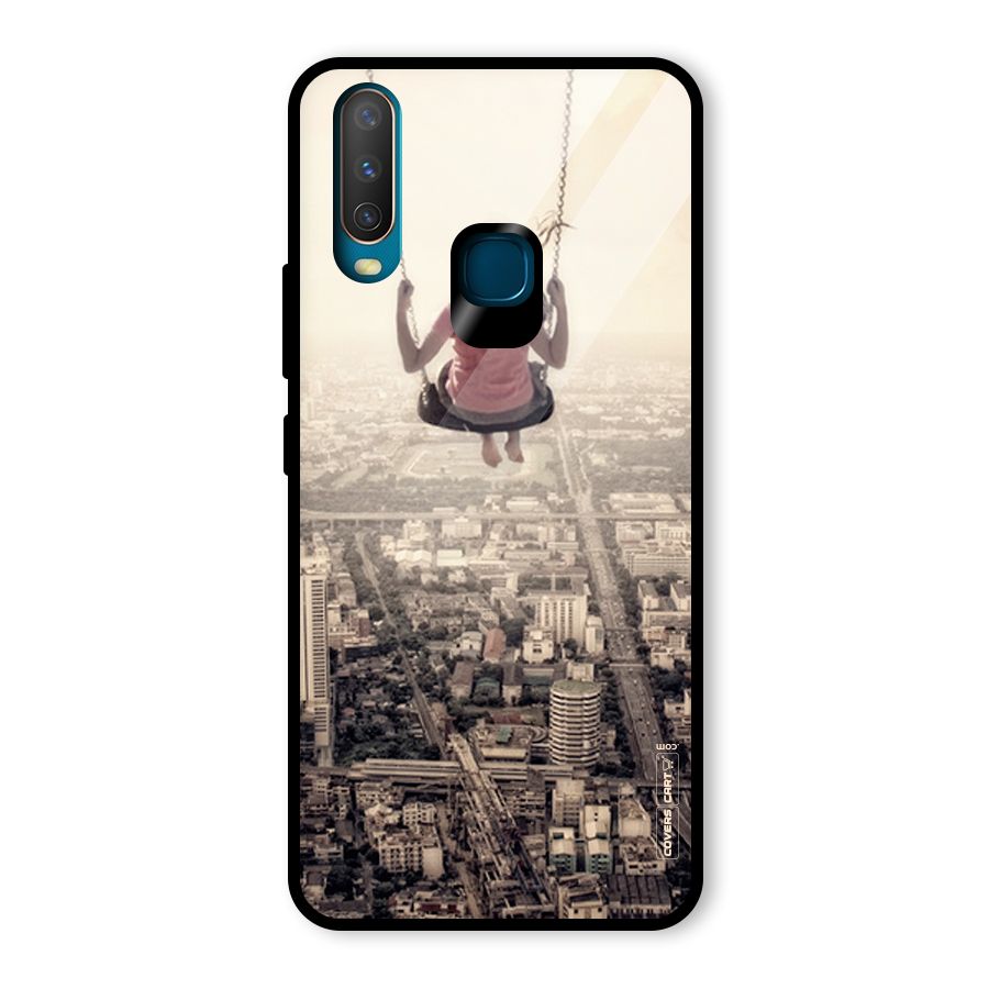 Top Of The World Glass Back Case for Vivo Y17