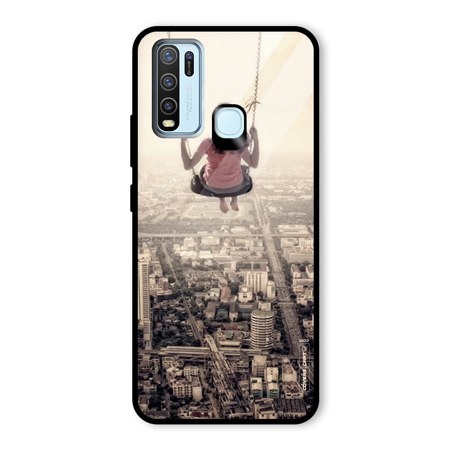 Top Of The World Glass Back Case for Vivo Y30