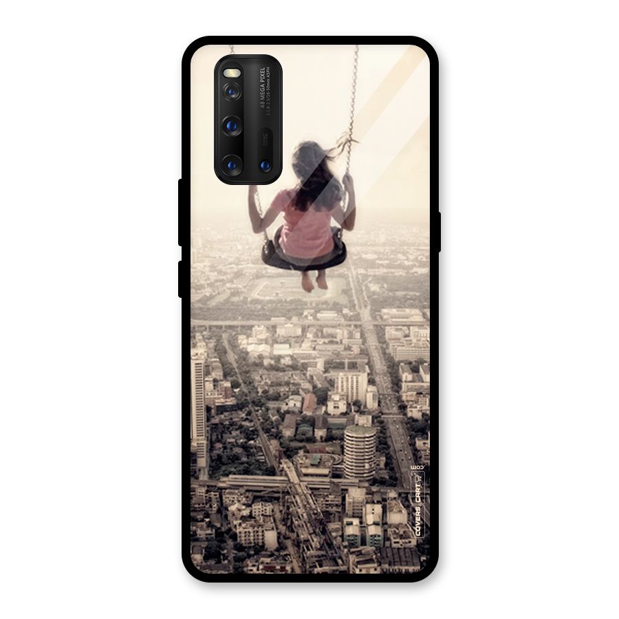 Top Of The World Glass Back Case for Vivo iQOO 3