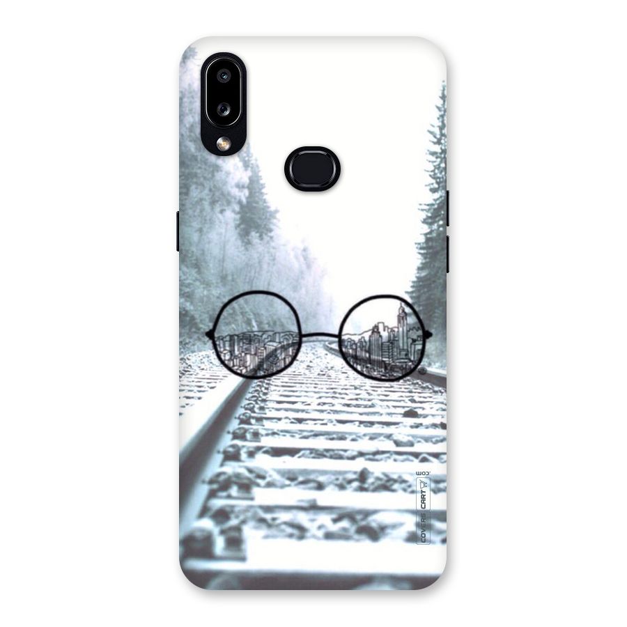 Tracks And Specs Back Case for Galaxy A10s